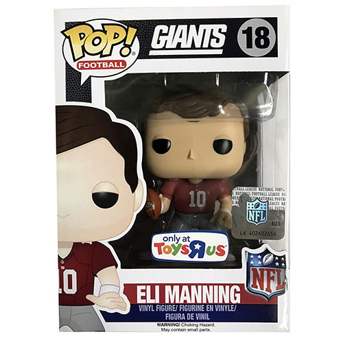 Funko POP! Football - NFL Vinyl Figure - ELI MANNING (NY Giants)(Red Throwback Jersey) #18 *EXCL*