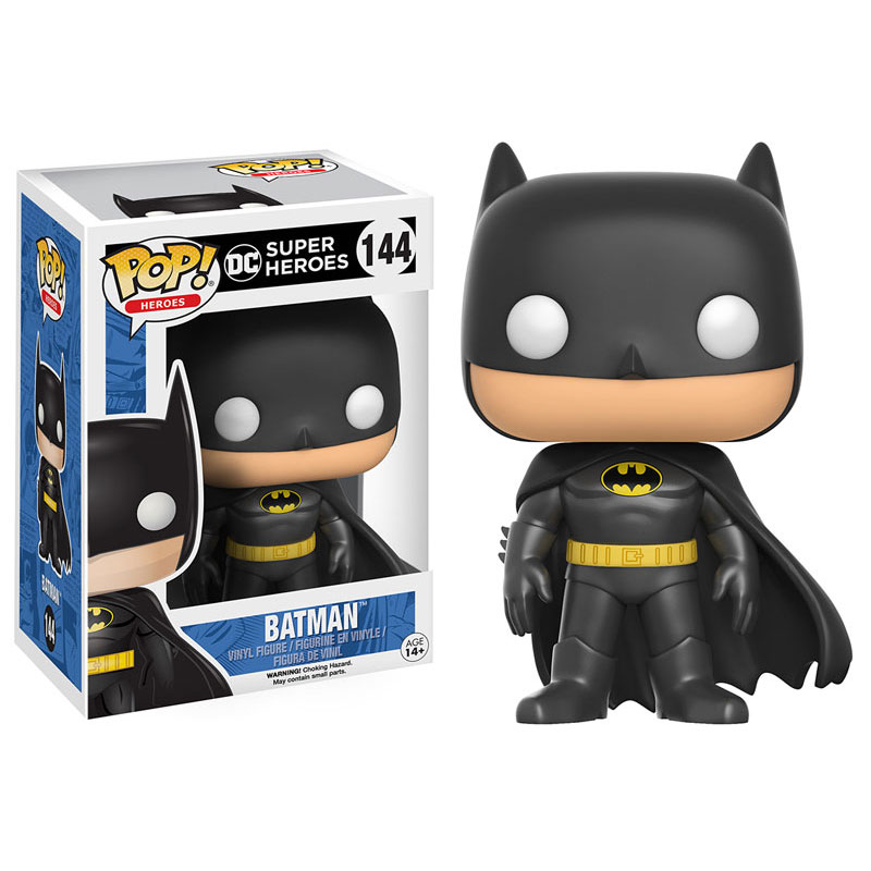 Funko POP! Heroes Vinyl Figure - CLASSIC BATMAN (Black Suit) #144