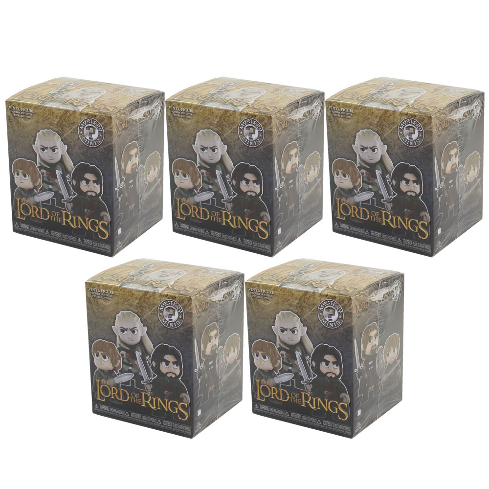 Funko Mystery Minis Vinyl Figure - Lord of the Rings - BLIND BOXES (5 Pack Lot)