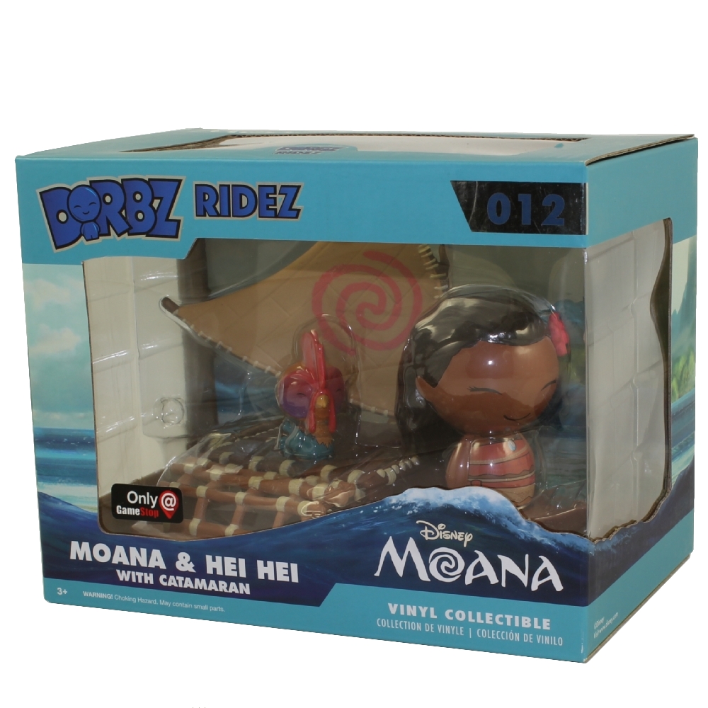 Funko Dorbz Ridez Vinyl Figure - Disney's Moana - MOANA & HEI HEI with Catamaran #012 *Exclusive*