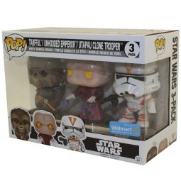 Funko POP! Vinyl Bobbles Figures- Star Wars - TARFFUL, UNHOODED EMPEROR & UTAPAU TROOPER *Exclusive* Funko POP! Vinyl Bobbles Figures- Star Wars - TARFFUL, UNHOODED EMPEROR & UTAPAU TROOPER *Exclusive*