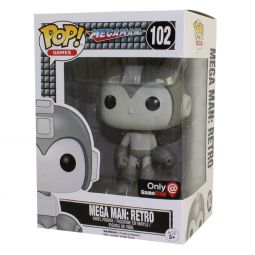 Funko POP! Games - Mega Man Vinyl Figure - MEGA MAN (Retro) *Gamestop Exclusive*