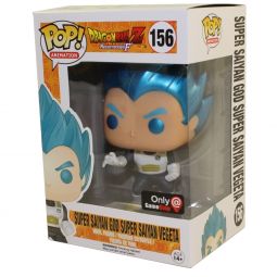 Funko POP! Dragonball Z Vinyl Figure - SUPER SAIYAN GOD SUPER SAIYAN VEGETA (Metallic) #156 *Excl*