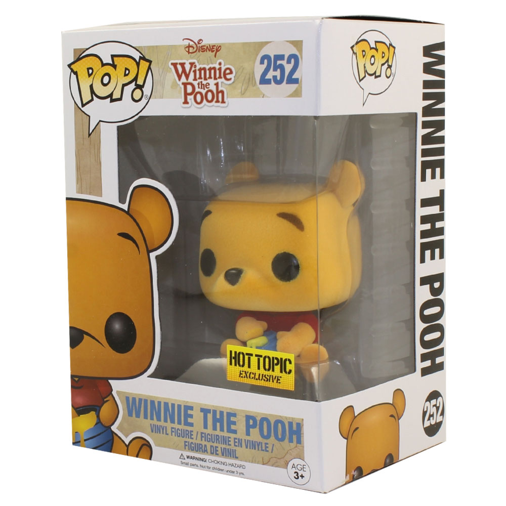 Funko POP! Disney: Winnie the Pooh - Vinyl Figure - WINNIE THE POOH (Flocked) #252 *Exclusive*