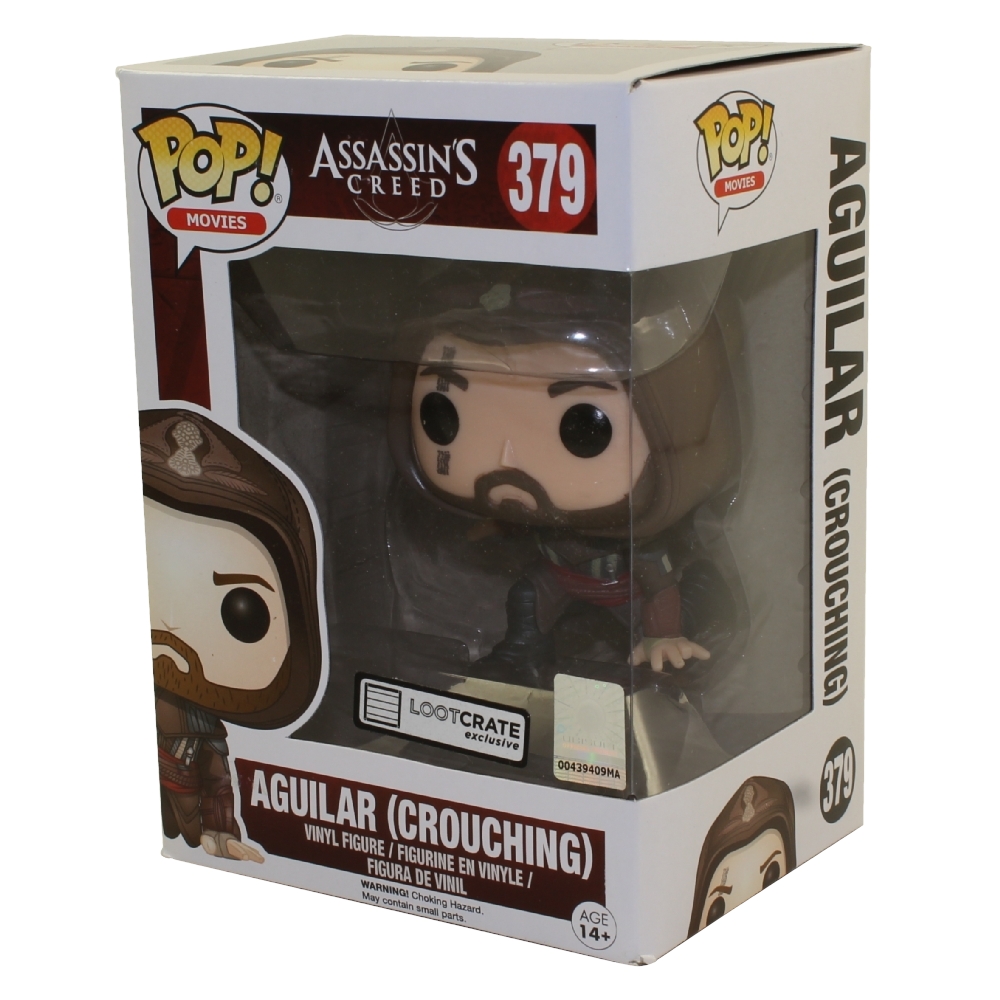 Funko POP! Games - Assassin's Creed Vinyl Figure - AGUILAR (Crouching) #379 *Loot Crate Exclusive*