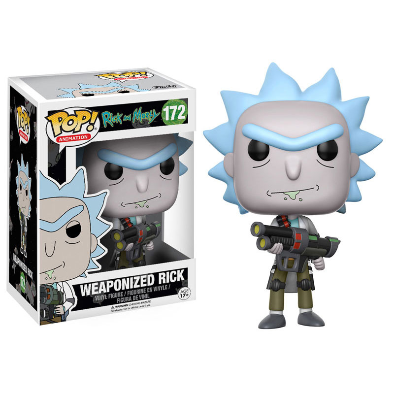 Funko POP! Animation Vinyl Figure - Rick and Morty S2 - WEAPONIZED RICK (4 inch)