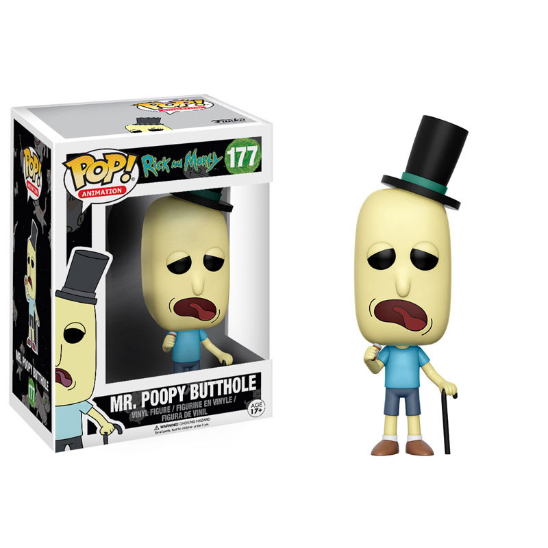 Funko POP! Animation Vinyl Figure - Rick and Morty S2 - MR. POOPY BUTTHOLE (4 inch)