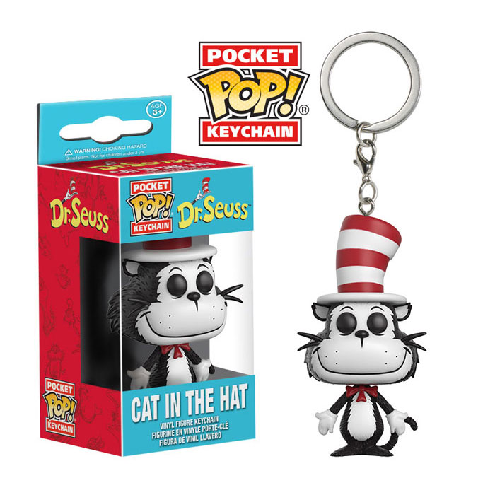 Funko Pocket POP! Keychain Dr. Seuss - CAT IN THE HAT (1.5 inch)
