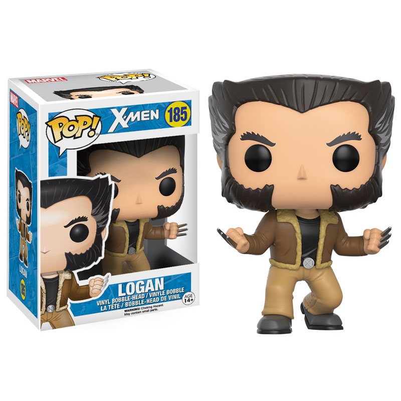 Funko POP! Heroes Vinyl Bobble-Head - Marvel X-Men - LOGAN (Wolverine) #185