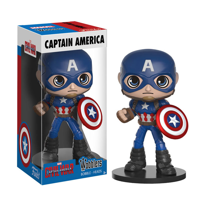 Funko Wacky Wobbler - Captain America: Civil War - CAPTAIN AMERICA