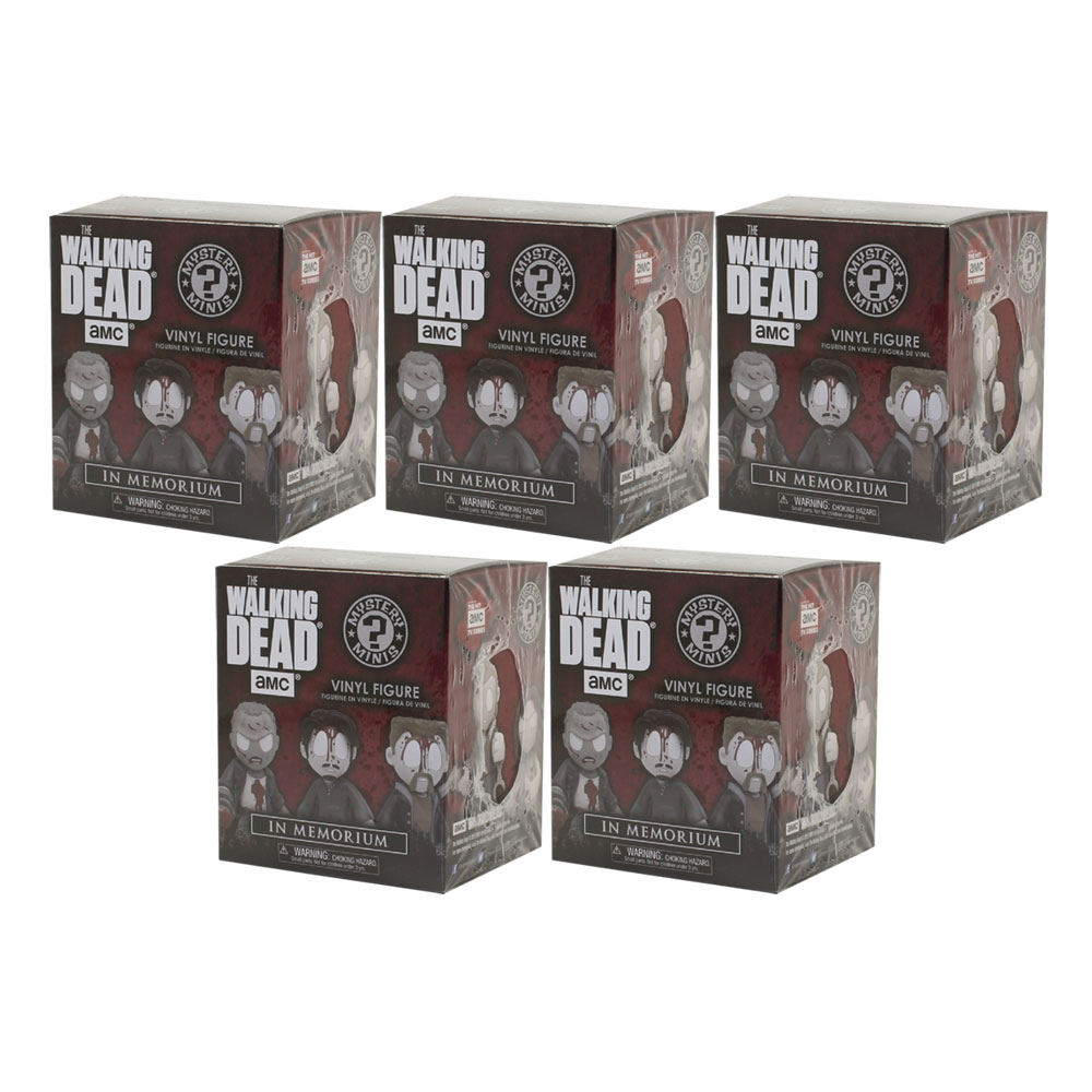 Funko Mystery Minis Vinyl Figure - The Walking Dead In Memoriam - Blind PACKS (5 Pack Lot)