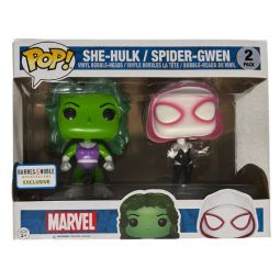 Funko POP! Marvel Vinyl Bobble Figures 2-Pack - SHE-HULK & SPIDER-GWEN *Exclusive*
