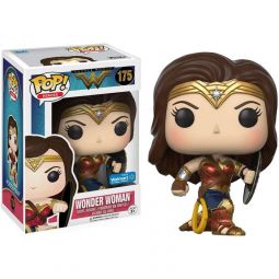 Funko POP! Heroes - DC Comics Vinyl Figure - WONDER WOMAN (Shield) #175 *Walmart Exclusive*