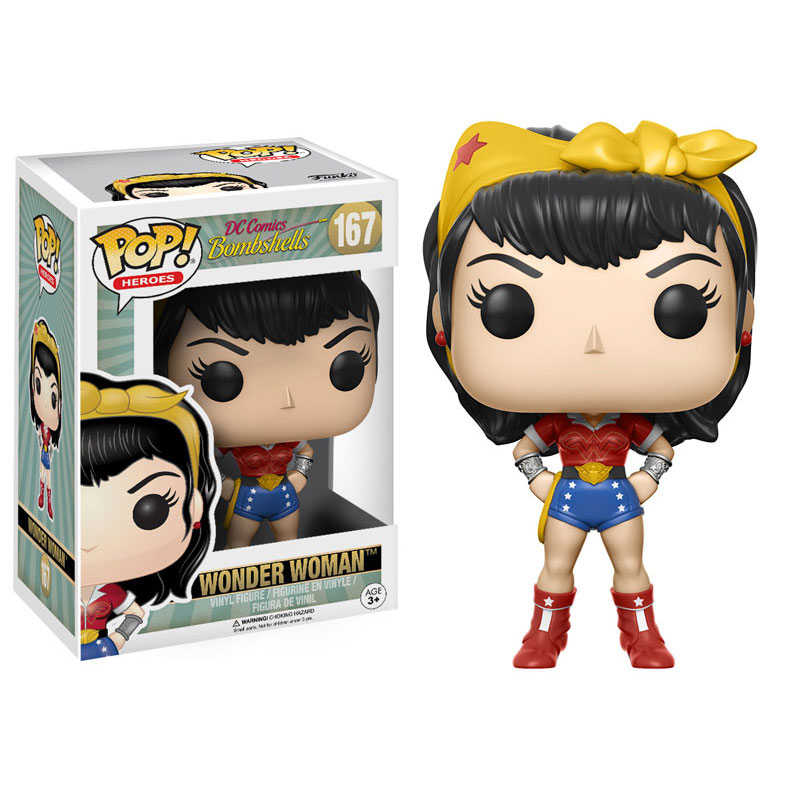 Funko POP! Heroes - DC Bombshells Vinyl Figure - WONDER WOMAN #167