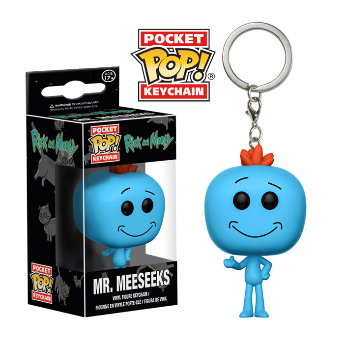 Funko Pocket POP! Keychain Rick and Morty - MR. MEESEEKS (1.5 inch)