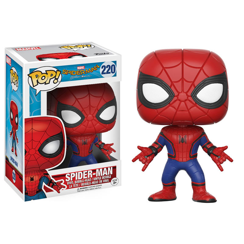 Funko POP! Heroes Vinyl Bobble-Head - Spider-Man Homecoming - SPIDER-MAN #220