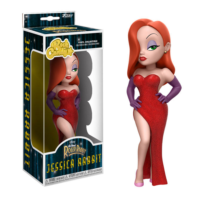 Funko Rock Candy - Disney Vinyl Figure - JESSICA RABBIT (Who Framed Roger Rabbit?)