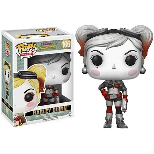 Funko POP! Heroes - DC Comics Bombshells Vinyl Figure - HARLEY QUINN [Vintage] #166 *Exclusive*