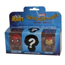 Funko Pint Size Heroes Vinyl Figures - Spider-Man Homecoming -3-PACK #1 (Iron Man, Homemade Suit +1) Funko Pint Size Heroes Vinyl Figures - Spider-Man Homecoming -3-PACK #1 (Iron Man, Homemade Suit +1)