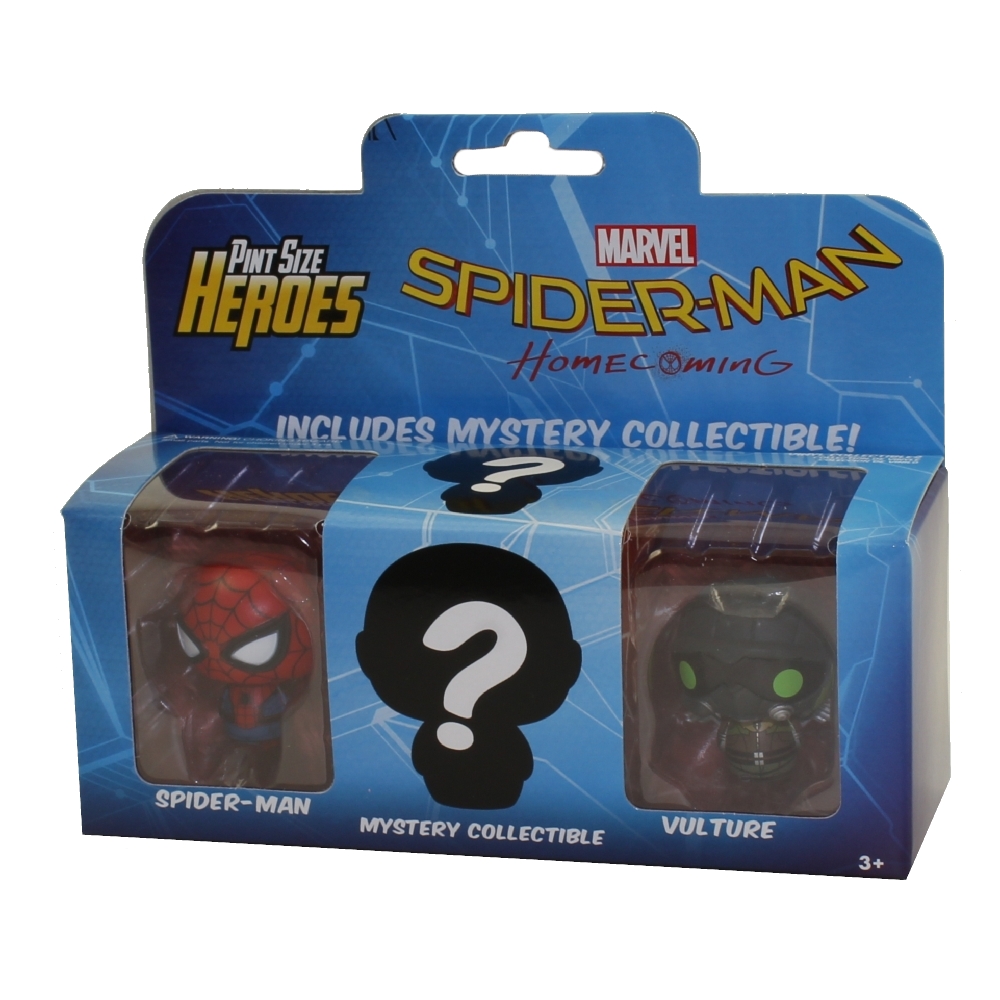 Funko Pint Size Heroes Vinyl Figures - Spider-Man Homecoming - 3-PACK #2 (Vulture, Spider-Man +1)