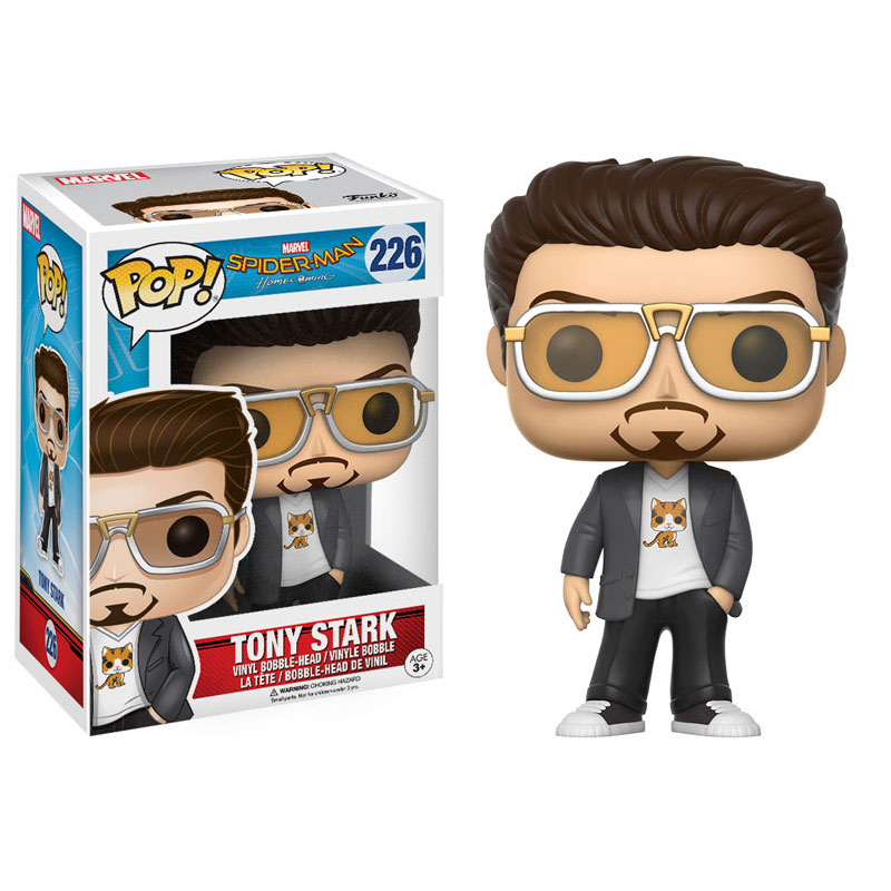 Funko POP! Heroes Vinyl Bobble-Head - Spider-Man Homecoming - TONY STARK #226