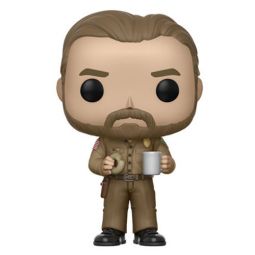 Funko POP! Television - Stranger Things S2 Vinyl Figure - HOPPER (No Hat) *Chase*