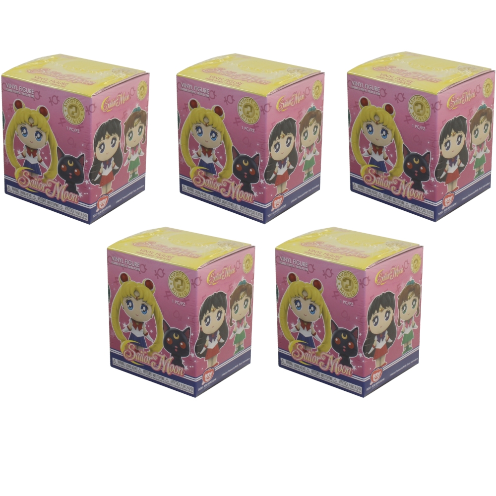 Funko Mystery Minis Vinyl Figure - Sailor Moon - Blind Packs (5 Pack Lot)