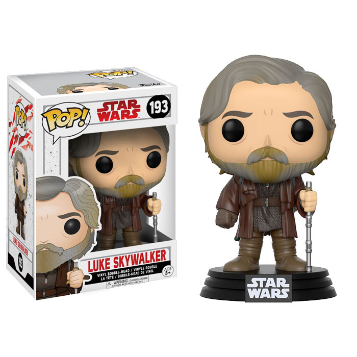 Funko POP! Star Wars Episode 8: The Last Jedi - Vinyl Bobble - LUKE SKYWALKER #193