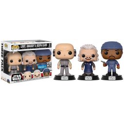Funko POP! Star Wars 40th Vinyl Bobble Figures 3-Pack - LOBOT, UGNAUGHT & BESPIN GUARD *Exclusive*