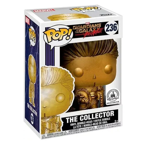 Funko POP! Guardians of the Galaxy Vinyl Bobble Figure - THE COLLECTOR (Gold) #236 *Exclusive*