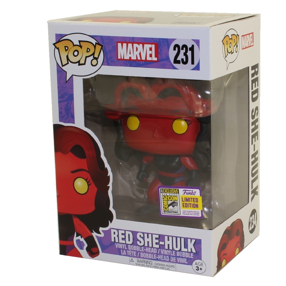 Funko POP! Marvel Vinyl Bobble-Head Figure - RED SHE-HULK #231 *Exclusive*
