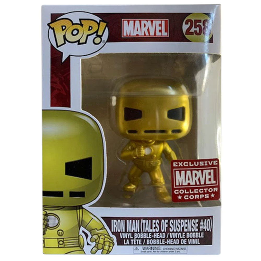 Funko POP! Marvel Vinyl Bobble Figure - IRON MAN (Tales of Suspense #40) *MVCC Exclusive*