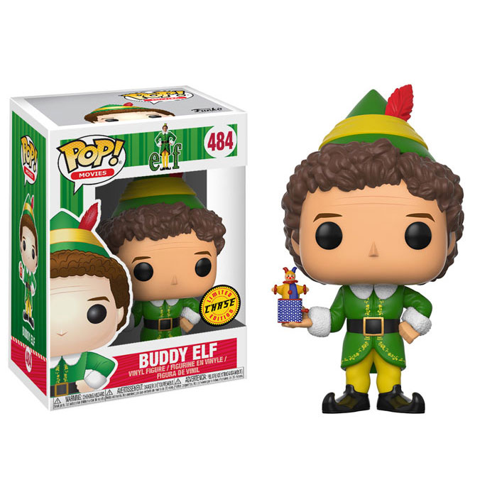 Funko POP! Movies - Elf Vinyl Figure - BUDDY THE ELF with Jack-in-the-box #484 *Chase*