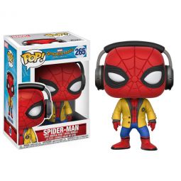 Funko POP! Heroes Vinyl Bobble-Head - Spider-Man Homecoming - SPIDER-MAN (Headphones) #265