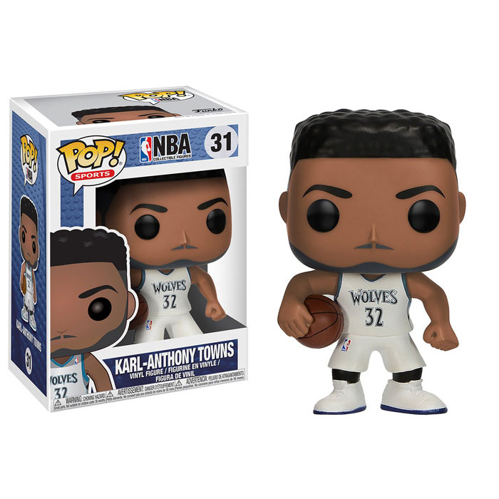 Funko POP! NBA Wave 3 - Vinyl Figure - KARL-ANTHONY TOWNS (Minnesota Timberwolves)