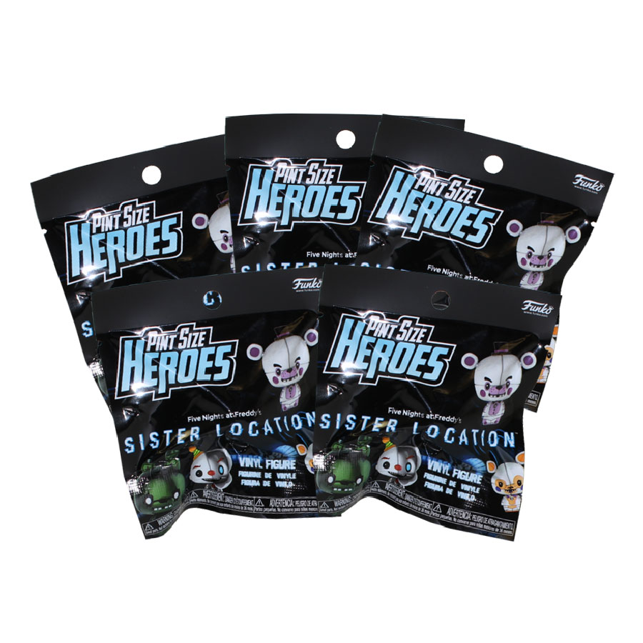 Funko Pint Size Heroes Vinyl Figure - Five Nights at Freddy's Sister Location - 5 PACK LOT