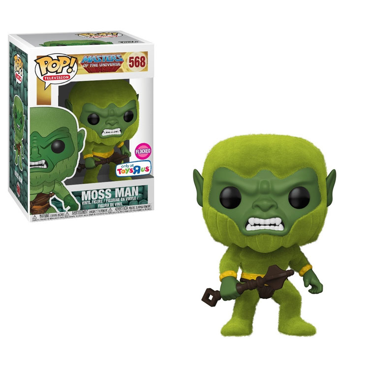 Funko POP! Television - Masters of the Universe Vinyl Figure - MOSS MAN (Flocked) #568 *Exclusive*