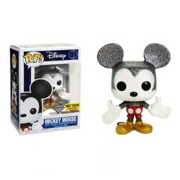 Funko POP! Disney Vinyl Figure - MICKEY MOUSE  (Glitter) #01 (Diamond Collection) *Exclusive*