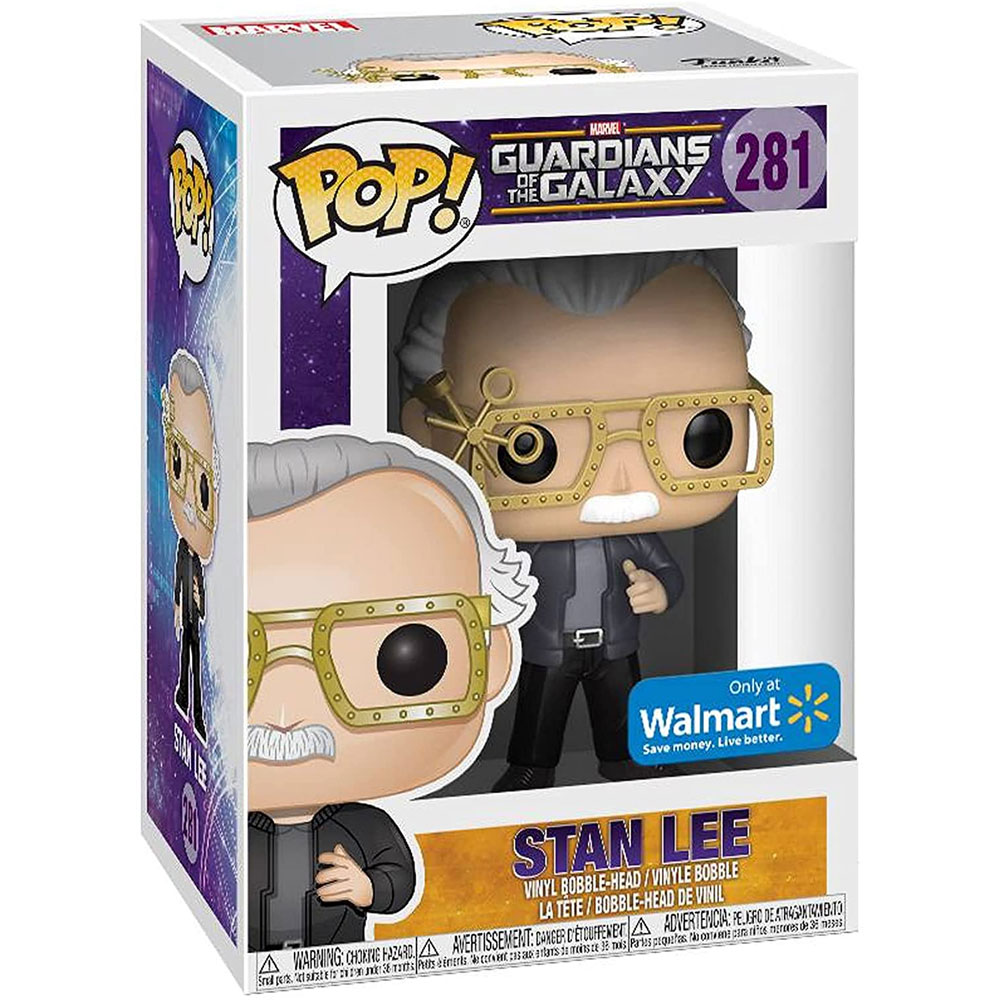 Funko POP! Marvel Guardians of the Galaxy Vinyl Bobble-Head - STAN LEE #281 *Walmart Exclusive*