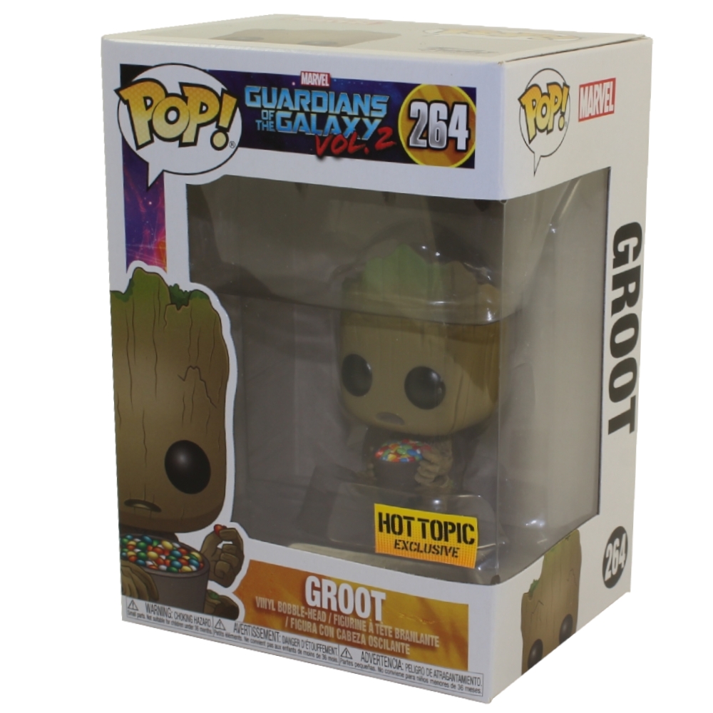 Funko POP! Marvel - Guardians of the Galaxy Vol. 2 Vinyl Bobble- GROOT (Candy Bowl) #264 *Exclusive*