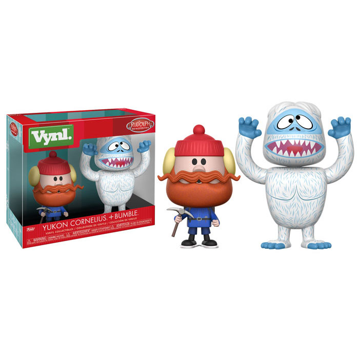 Funko Vynl. Figures 2-Pack - Rudolph the Red-Nosed Reindeer - YUKON CORNELIUS & BUMBLE