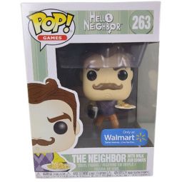 Funko POP! Games Hello Neighbor Vinyl Figure - THE NEIGHBOR WITH MILK AND COOKIES #263 *Exclusive* Funko POP! Games Hello Neighbor Vinyl Figure - THE NEIGHBOR WITH MILK AND COOKIES #263 *Exclusive*