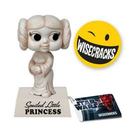 Funko Wacky Wobbler - Wise Cracks - PRINCESS LEIA (Spoiled Little Princess - 6 inch)