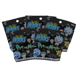 Funko Pint Size Heroes Vinyl Figure - Rick & Morty - BLIND PACKS (5 Pack Lot)