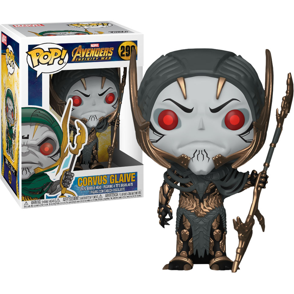 Funko POP! Marvel - Avengers Infinity War Vinyl Bobble-Head - CORVUS GLAIVE #290