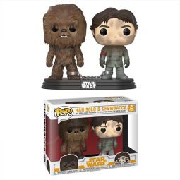 Funko POP! Star Wars Smuggler's Bounty Vinyl Bobble-Head 2-Pack - HAN SOLO & CHEWBACCA *Exclusive*