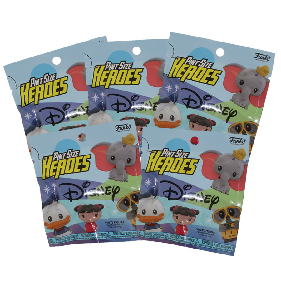 Funko Pint Size Heroes Vinyl Figures - Disney S2 - BLIND PACKS (5 Pack Lot)
