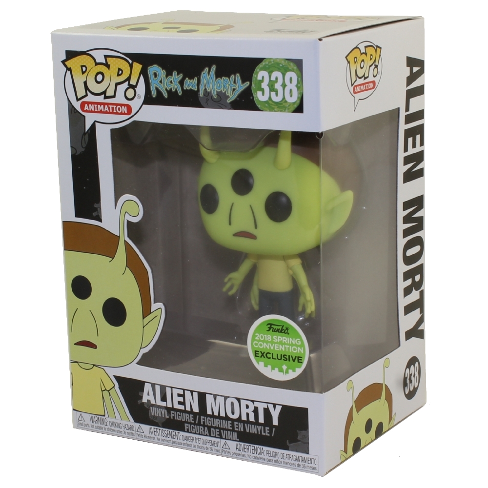 Funko POP! Animation Vinyl Figure - Rick and Morty - ALIEN MORTY #338 *Convention Exclusive*