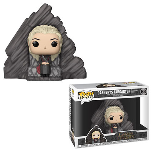 Funko POP! Deluxe - Game of Thrones Vinyl Figure - DAENERYS TARGARYEN on Dragonstone Throne #63