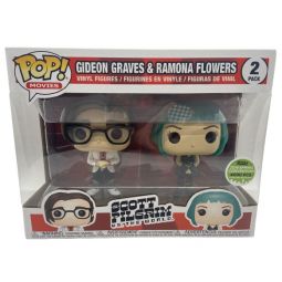 Funko POP! Movies - Scott Pilgrim Vinyl Figures 2-Pack - GIDEON GRAVES & RAMONA FLOWERS *Exclusive*